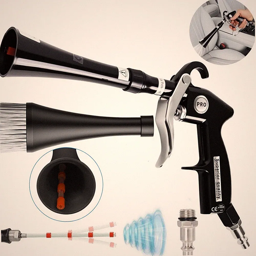 Air Blow Gun for Automotive Interior Cleaning High-Pressure Dust Cleaning Tool