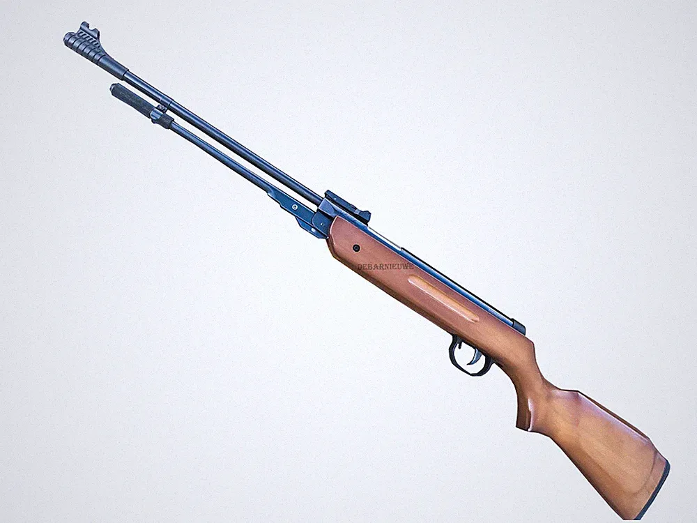 Air Pellet Gun Rifle B3-3 Real Wood Underlever Gun .22 Caliber 5.5mm Safety New