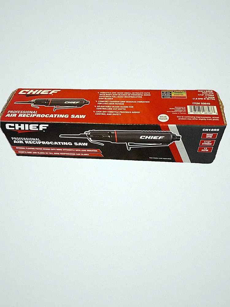 Chief Professional Air Reciprocating Saw CH18RS 9500SPM 7/16" Stroke