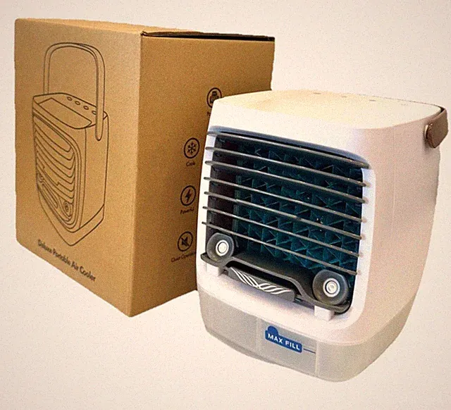 ChillWell 2.0 Portable Air Cooler | Fast Cooling | Compact & Cordless