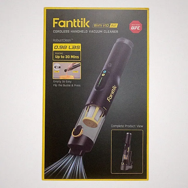 Fanttik Slim V10 Air Cordless Handheld Vacuum Cleaner, 120mL Capacity