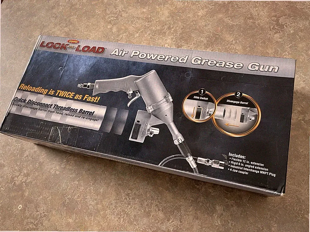 Legacy L1455L Lock-n-Load™ Single Shot Air Powered Grease Gun (Brand New)