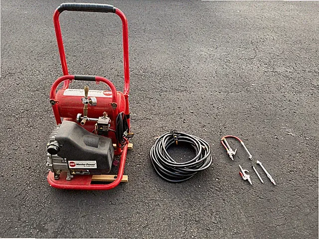 Master Power Twin Stack Air Compressor Cooper Tools 150 Max PSI