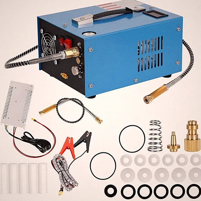 Portable Scuba Tank Compressor, 12V/120V Power Supply