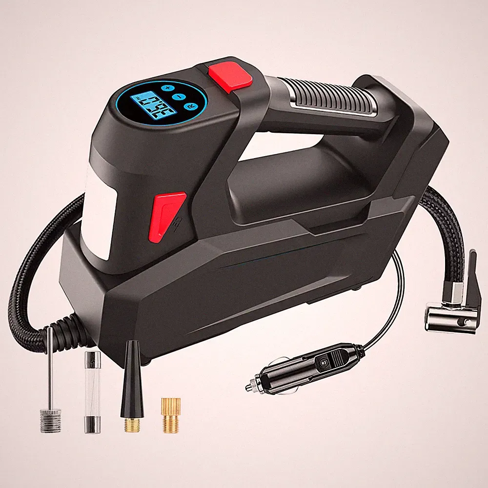 Portable Tire Inflator Powered Tire Pump Digital Display Air Compressor 120PSI